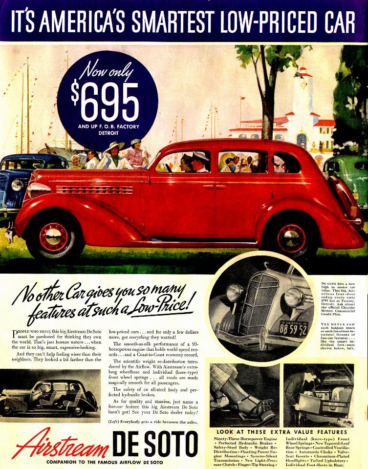 1935 DeSoto Auto Advertising